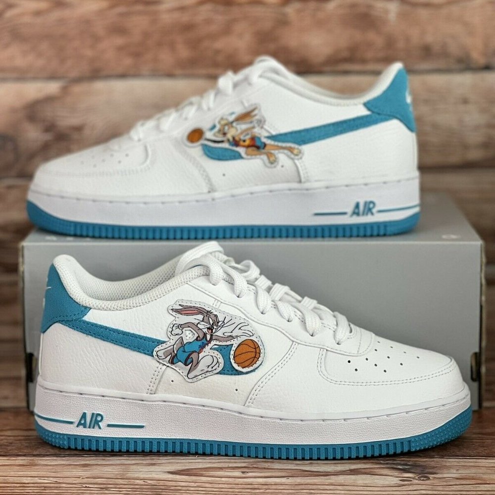 Nike Air Force 1 Low Hare Space Jam GS Lola Bunny DM3353-100 Youth to Womens